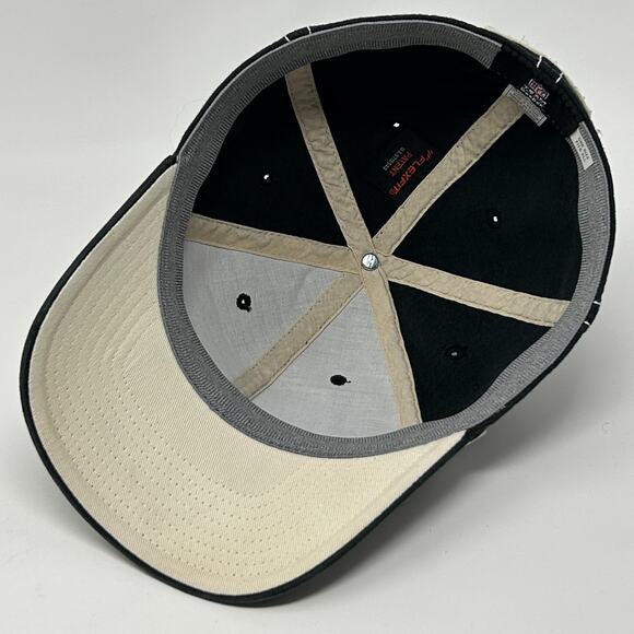 New Orleans Saints 2009 NFC Champions Hat Baseball Cap Reebok Black FlexFit OSFA - Picture 4 of 11